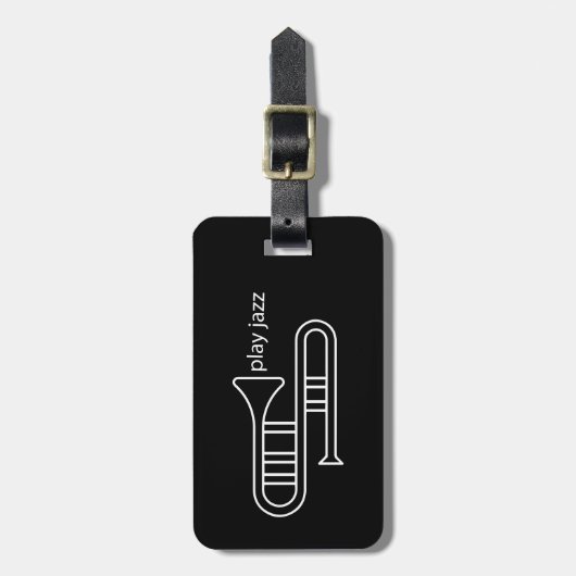 Play Jazz Gepäckanhänger (Vorderseite vertikal)