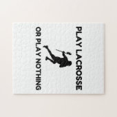 PLAY LACROSSE OR NOTHING PUZZLE (Horizontal)