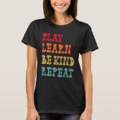 Play Learn be kind Repeat Anti Bullying Day 2022 U T-Shirt (Vorderseite)