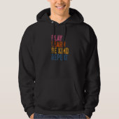 Play Learn Be Kind Repeat Unity Day No Bullies Kin Hoodie (Vorderseite)