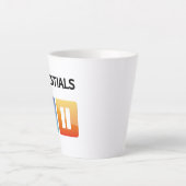 "Play Life / Pause Doubt" music and life lover Milchtasse (Vorderseite)