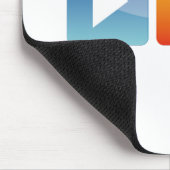 "Play Life / Pause Doubt" music and life lover  Mousepad (Ecke)