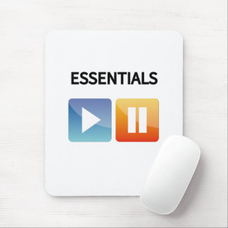 "Play Life / Pause Doubt" music and life lover  Mousepad