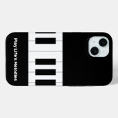 "Play Life's Melodies" MUSIK LOVER Case-Mate iPhone Hülle (Rückseite (Horizontal))