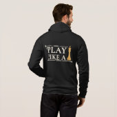Play Like a King – Power Strategy Quote - Style B Hoodie (Schwarz voll)