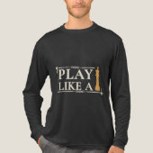 Play Like a King – Power Strategy Quote - Style B Tri-Blend Shirt (Vorderseite)