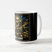 Play Loud – Volume Up Music Rebellion Kaffeetasse (VorderseiteRechts)