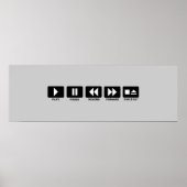 play.pause.rewind.forward.stop poster (Vorne)