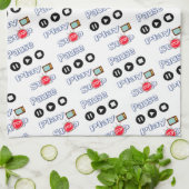 Play Pause Stopp Kitchenette Handtuch (Gefaltet)