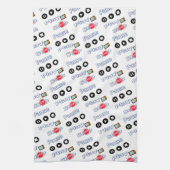 Play Pause Stopp Kitchenette Handtuch (Vertikal)