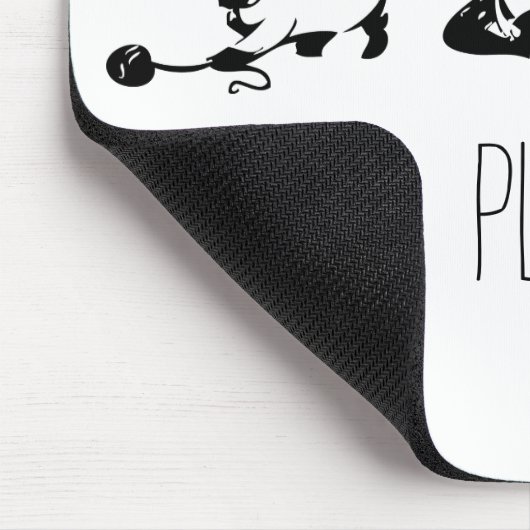 Play, Play, Sleep Mousepad (Ecke)