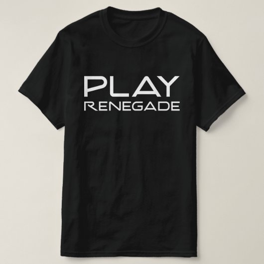 Play Renegade T-Shirt (Design vorne)