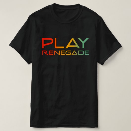 Play Renegade T-Shirt (Design vorne)
