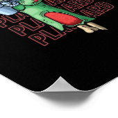 Play so Hard Classic Poster (Ecke)