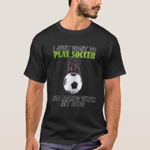 Play Soccer Hang W Dog Bouviers De Flandre T-Shirt