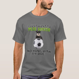 Play Soccer Hang W Dog Miniatur Schnauzer 2 T-Shirt