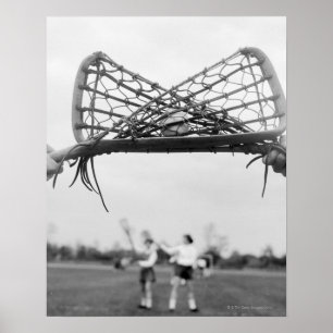 Play starts in a lacrosse team with the draw.Two Poster