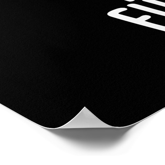 Play that Fungi Music Funny Mushroom Pub Dark BG Poster (Ecke)