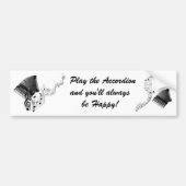 Play the Accordion Autoaufkleber (Vorne)