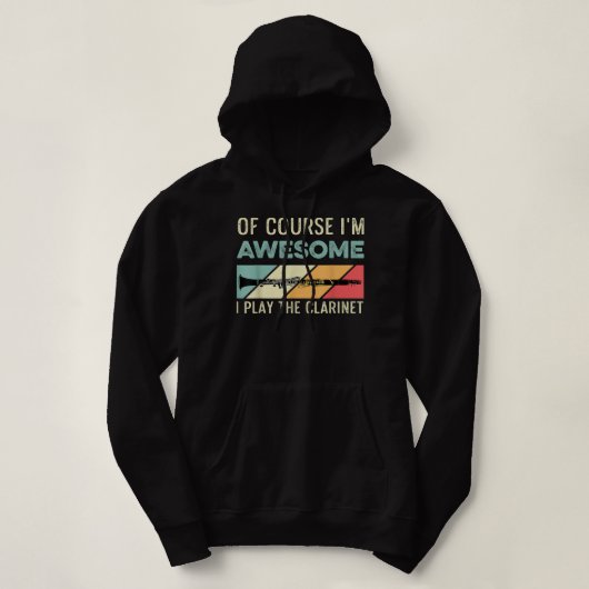Play the Clarinet Hobbyist1 Hoodie (Design vorne)