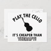 Play    thecello postkarte (Vorne/Hinten)