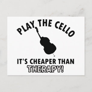 Play thecello postkarte