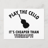 Play thecello postkarte (Vorderseite)