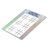 Play Tic-Tac-Toe Games - Fun Game Sheets Notizblock (angewinkelt)