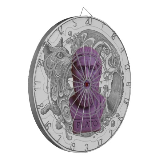 Play-toh! and the Jittery exozoa of Dartboard Dartscheibe (Vorderseite Links)