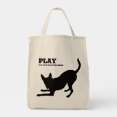 Play Tote Bag Tragetasche (Rückseite)