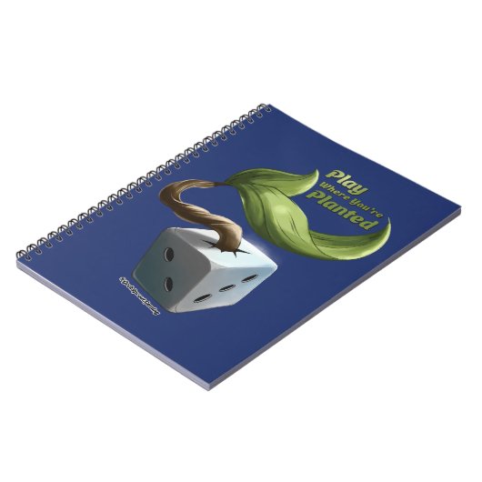 Play where you are Planted Notebook Notizblock (Linke Seite)