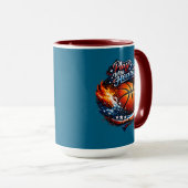 Play With Heart Basketball Motivational Combo Mug Tasse (VorderseiteRechts)