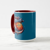 Play With Heart Basketball Motivational Combo Mug Tasse (Vorderseite Links)
