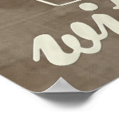 "Play with me"-Druck Poster (Ecke)