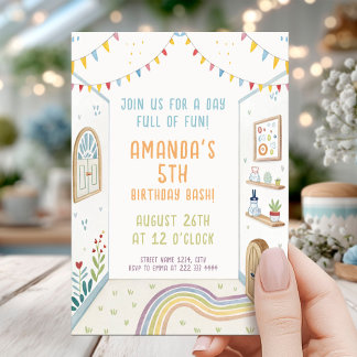 Play Zone Maze Birthday Einladung