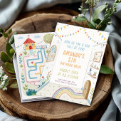 Play Zone Maze Birthday Einladung