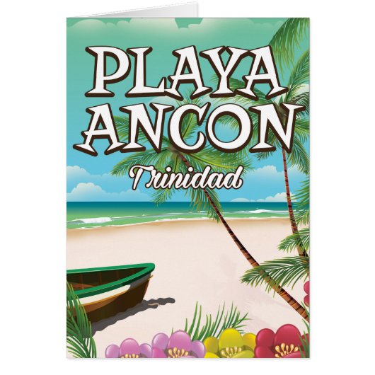 Playa Ancón Trinidad Reiseplakat (Vorne)
