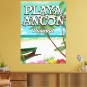 Playa Ancón Trinidad Reiseplakat Leinwanddruck (Insitu (Wohnzimmer))