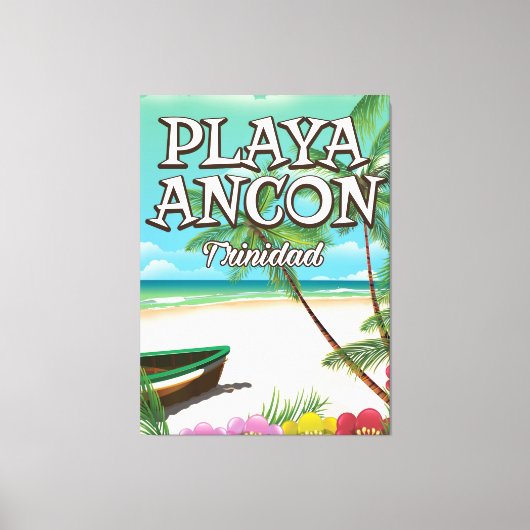 Playa Ancón Trinidad Reiseplakat Leinwanddruck (Vorderseite)