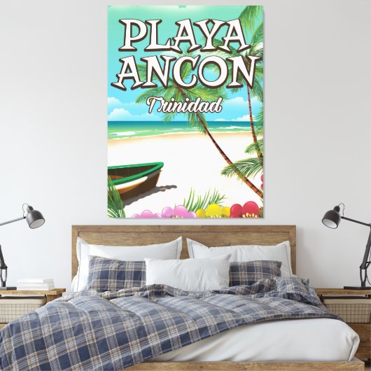 Playa Ancón Trinidad Reiseplakat Leinwanddruck (Insitu (Schlafzimmer))