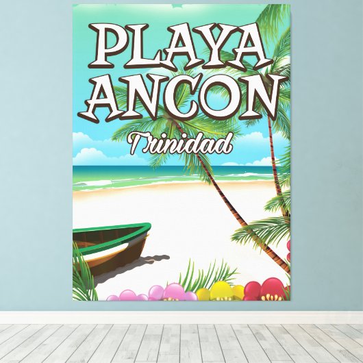 Playa Ancón Trinidad Reiseplakat Leinwanddruck (Insitu (Holzboden))