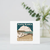 Playa Blanca Lanzarote Insel Spanien Reisen Gesche Postkarte (Stehend Vorderseite)