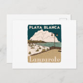 Playa Blanca Lanzarote Insel Spanien Reisen Gesche Postkarte (Vorne/Hinten)