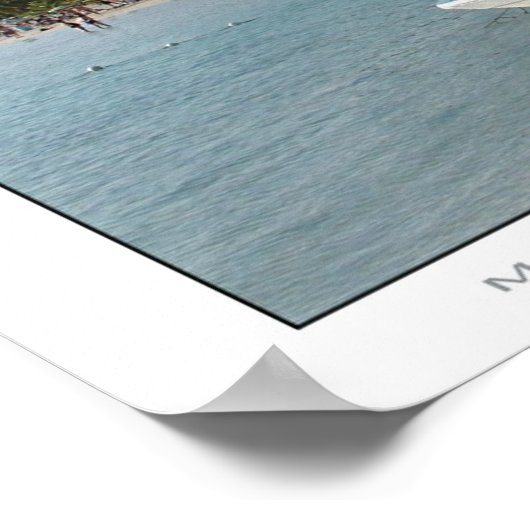 Playa Boca Chica Poster (Ecke)