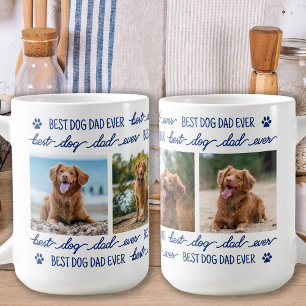 Playa Custom Blue Foto Dog Vater Kaffee Tasse