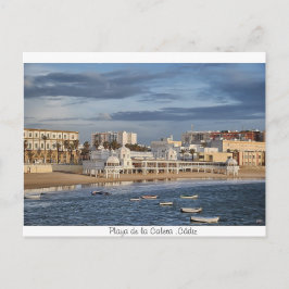 Playa de la Caleta ,Cádiz Postkarte