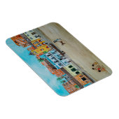 Playa de la Malvarrosa Painting by Alfred Fox Magnet (Rechte Seite)