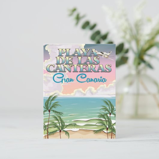 Playa de Las Canteras Gran Canteras Postkarte (Stehend Vorderseite)