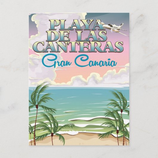 Playa de Las Canteras Gran Canteras Postkarte (Vorderseite)