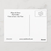 Playa de Ponce Postkarte (Rückseite)